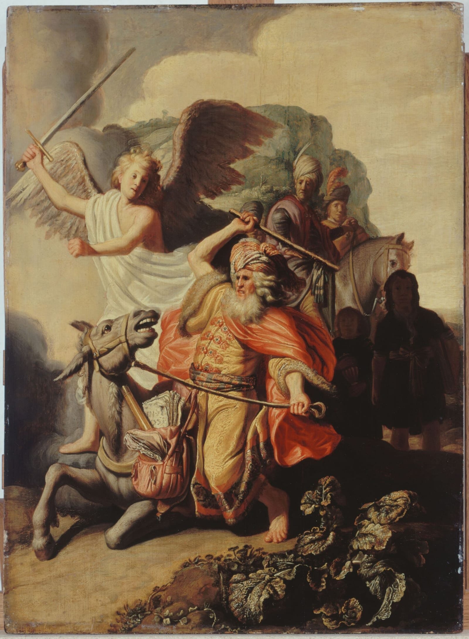 O profeta Balaão, sua jumenta e o anjo do Senhor no caminho