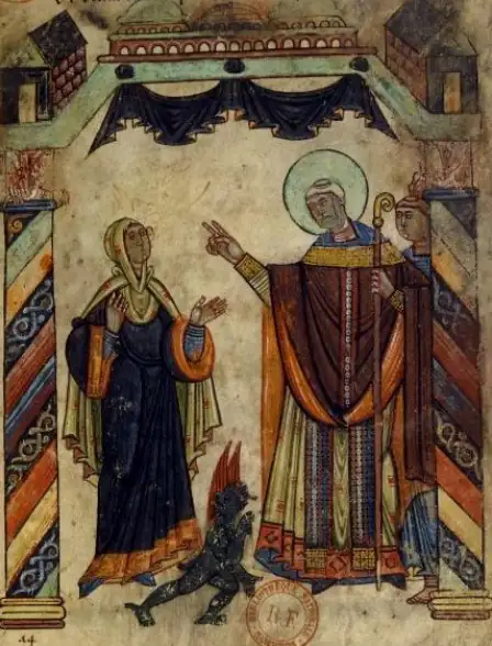 S. Albino em pintura de arte sacra