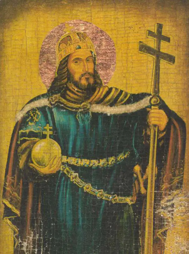 S. Estêvão em pintura de arte sacra