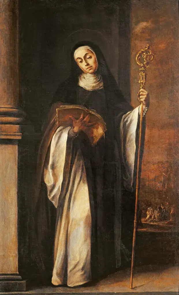 S. Paula em pintura de arte sacra
