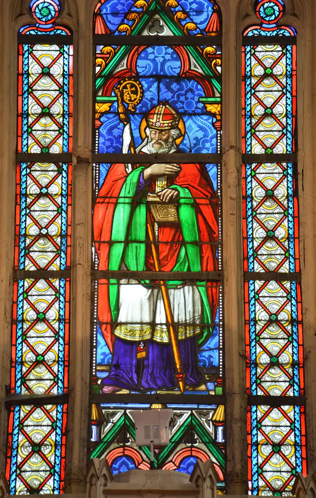 S. Audomar de Thérouanne em pintura de arte sacra
