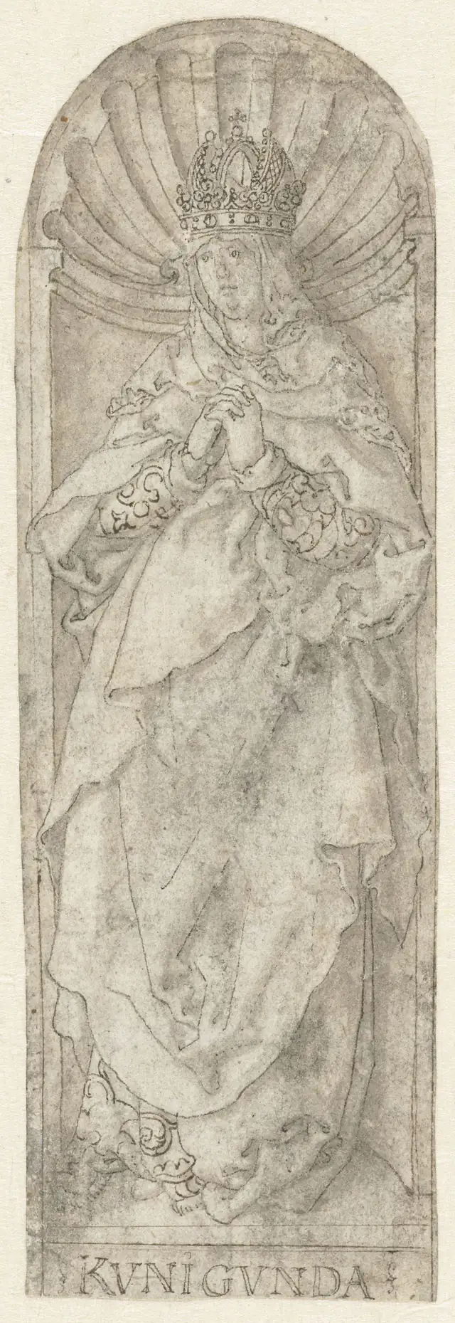 S. Cunegunda em pintura de arte sacra