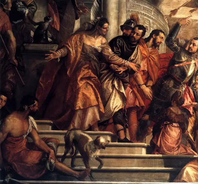 SS. Marcos e Marceliano em pintura de arte sacra