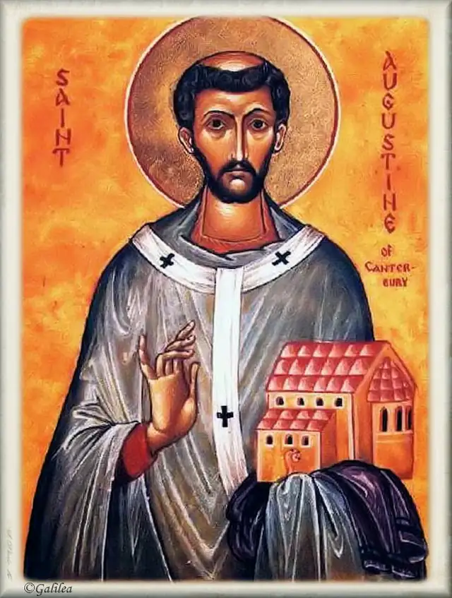 S. Agostinho em pintura de arte sacra
