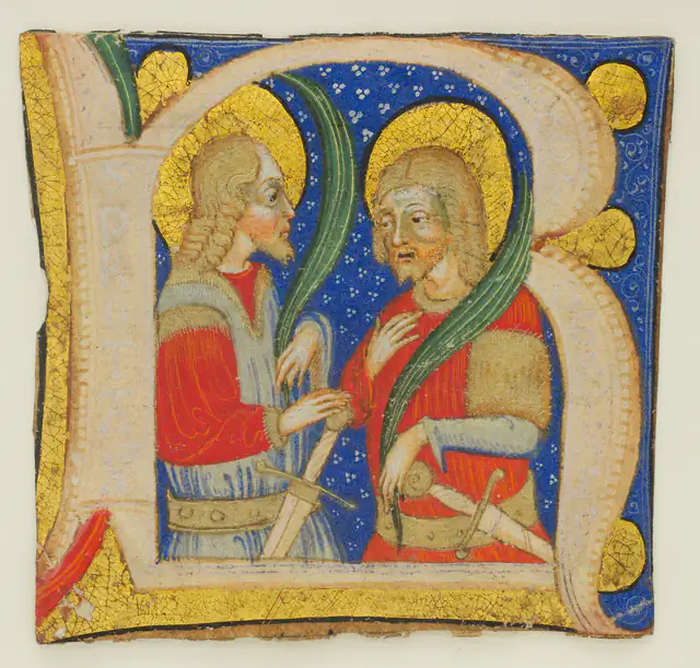SS. Gervásio e Protásio em pintura de arte sacra
