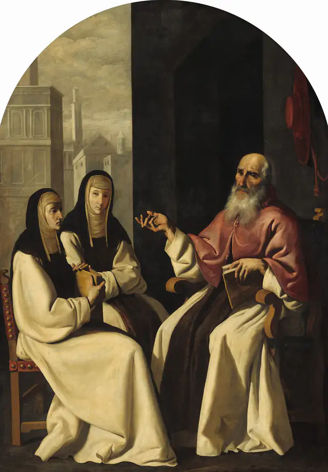 S. Eustóquia em pintura de arte sacra