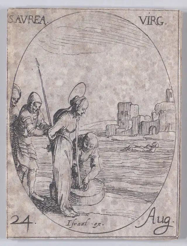 S. Áurea em pintura de arte sacra