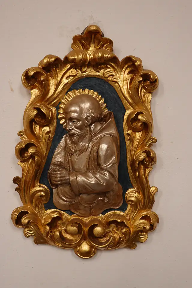 S. Conrado de Parzham em pintura de arte sacra