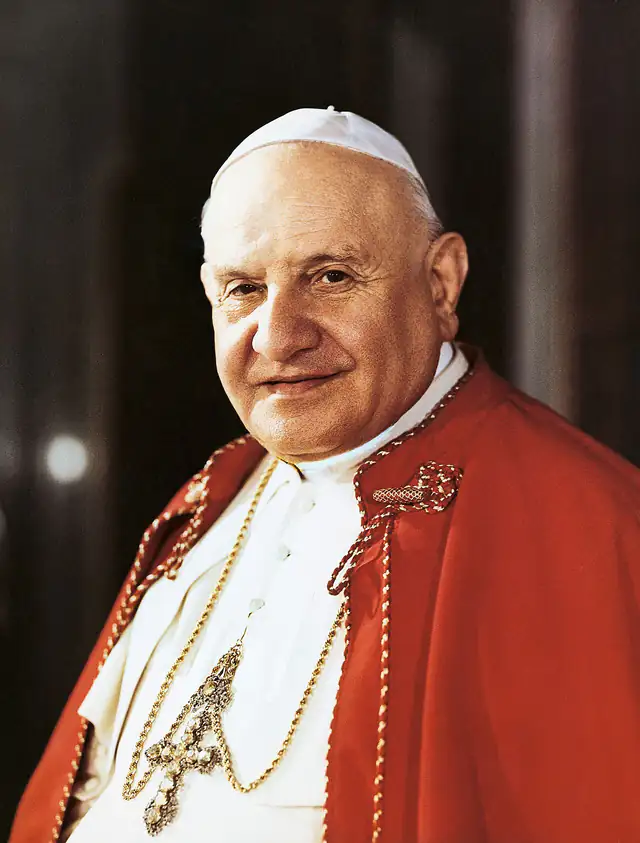 S. João XXIII em pintura de arte sacra